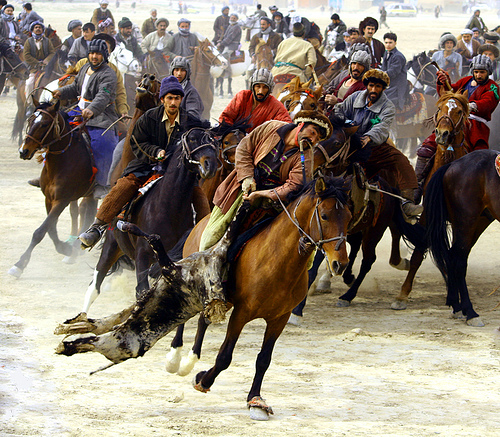 Buzkashi players, Afghanistan (Po Lo - Used without permission)